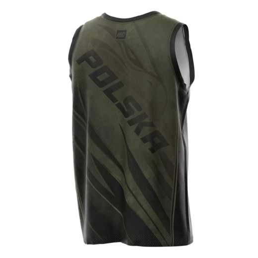 Tank top koszykarski męski Extreme Hobby "POLSKA ULTIMATE" - khaki