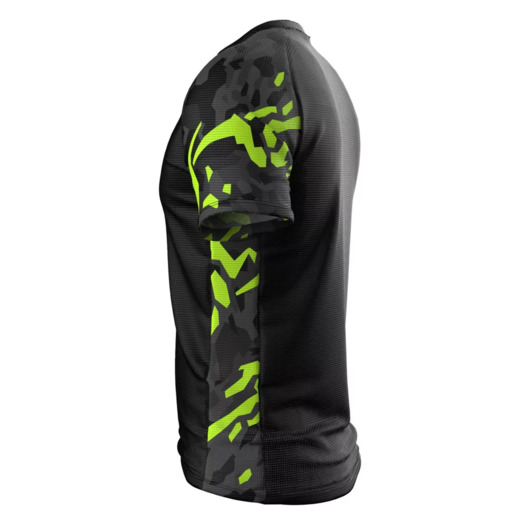 Koszulka techniczna Extreme Hobby | Black Panther - czarny/limonka