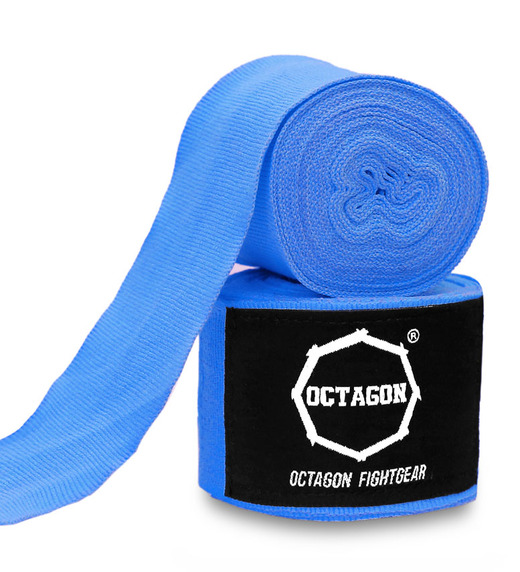Octagon boxing wrap bandages 5 m - light blue