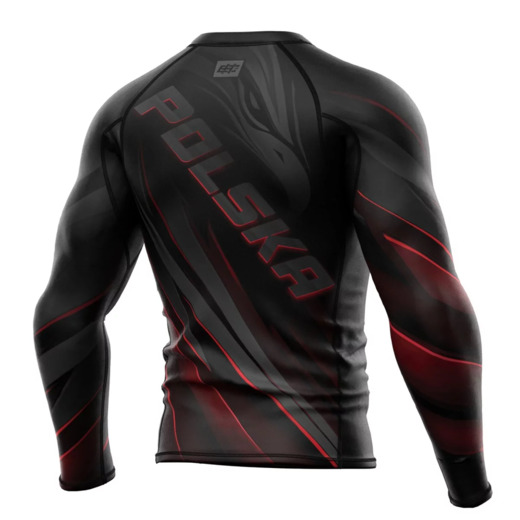 Longsleeve rashguard męski Extreme Hobby | POLSKA ULTIMATE - czarny