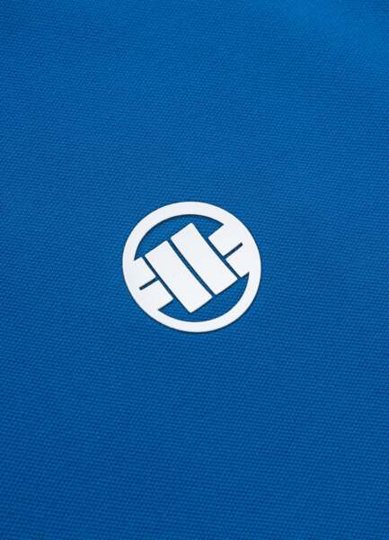 Koszulka Polo Pit Bull Pique Stripes Regular - niebieski