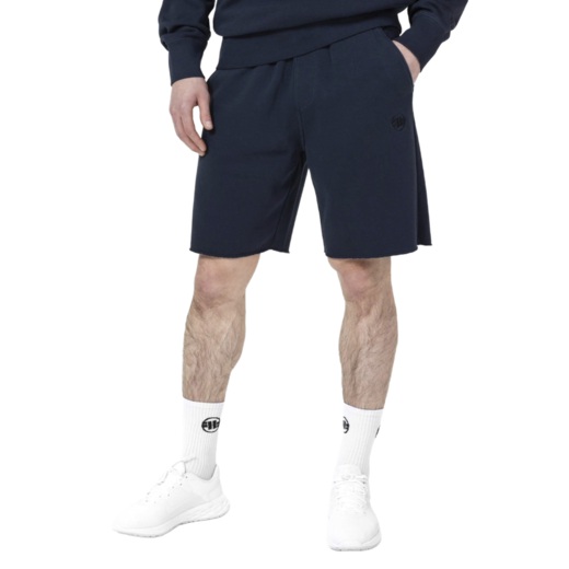 PIT BULL "LANCASTER" men's sweat shorts - navy blue