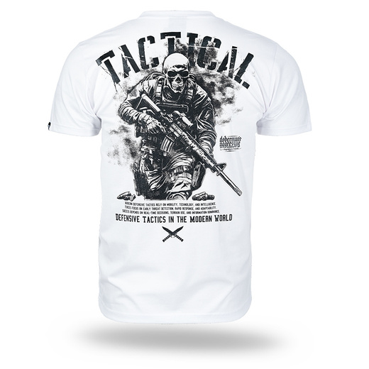 Koszulka T-shirt Dobermans Aggressive "TACTICAL SOLDIER" TS394 - biała
