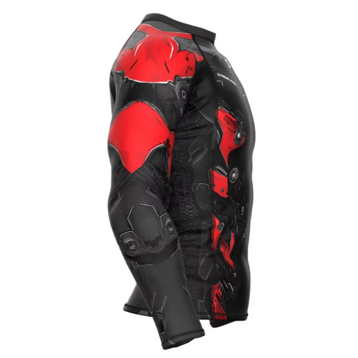 Extreme Hobby Men's Longsleeve Rashguard | IRON FORCE - Red