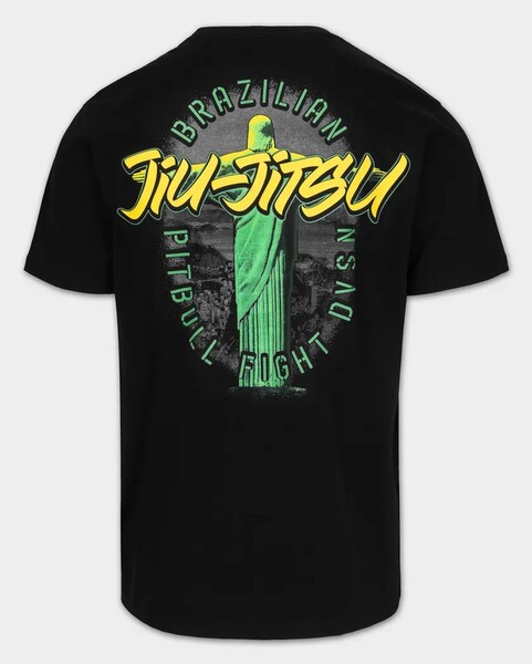 Koszulka PIT BULL "BJJ FIGHT DVSN" - czarna