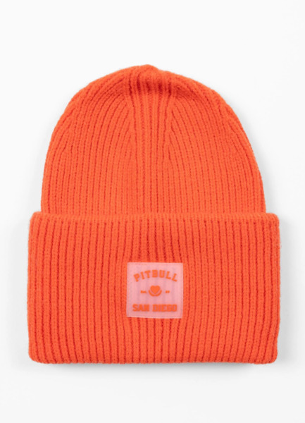 PIT BULL &quot;LOVE PB&quot; winter hat - orange
