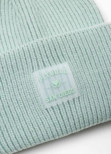Czapka zimowa PIT BULL "LOVE PB" - miętowy