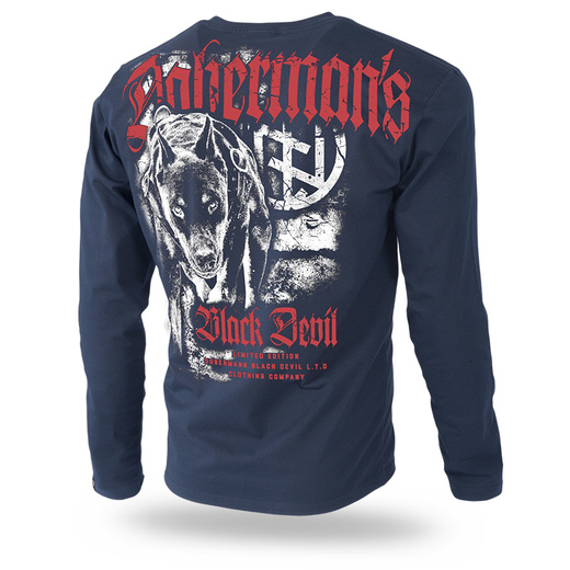Longsleeve Dobermans Aggressive "BLACK DEVIL" LS154 - granatowy