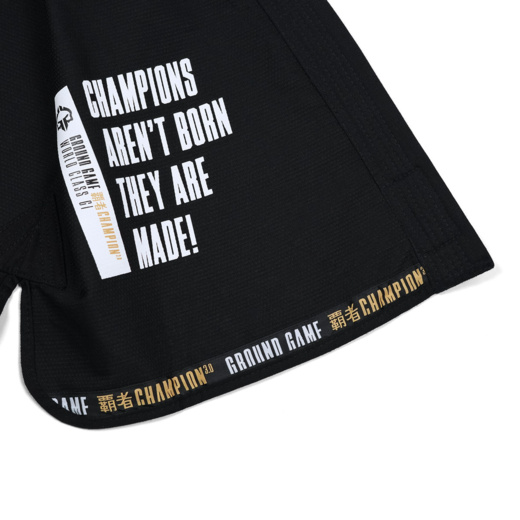 Kimono / Gi for BJJ Ground Game "Champion 3.0" - black