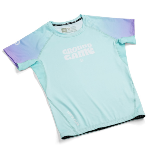 Rashguard damski Ground Game "Athletic Mint"  krótki rękaw