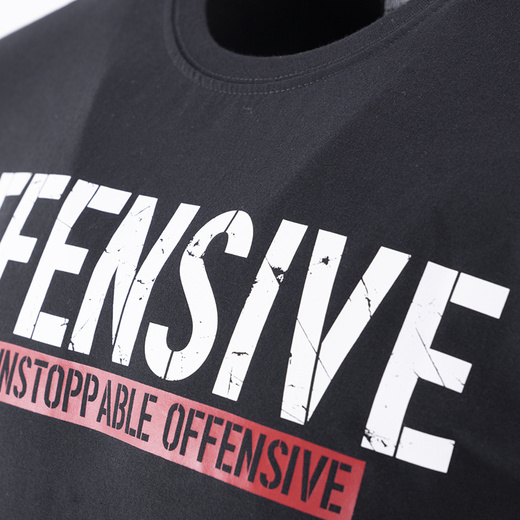 Longsleeve Dobermans Aggressive "AN UNSTOPPABLE OFFENSIVE CLASSIC" LS263" - granatowy