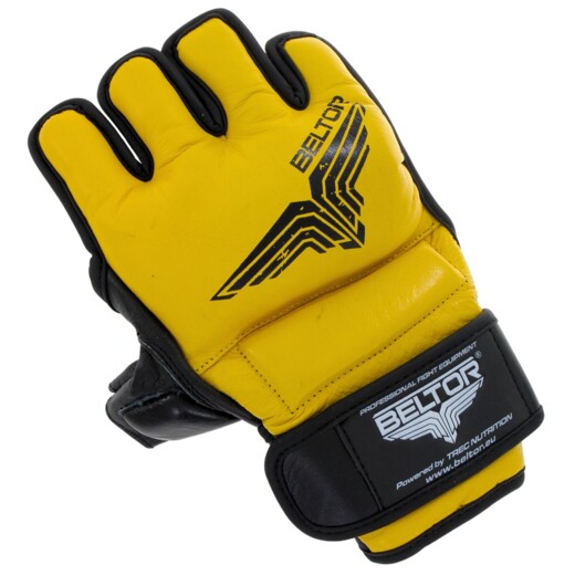 Pride Beltor MMA Gloves - Yellow/Black