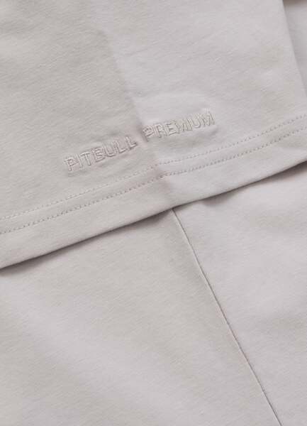 Koszulka męska PIT BULL Slim Fit "MINIMAL" - białawy niebieski