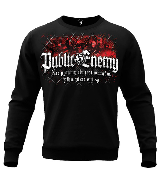 Sweatshirt &quot;We don&#39;t ask how many enemies there are&quot; Streetwear