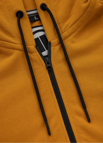 PIT BULL Terry &quot;New Logo&quot; zipped hoodie - honey