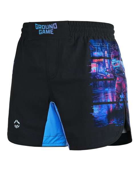 Lekkie Spodenki MMA Ground Game "Cyber Samurai"