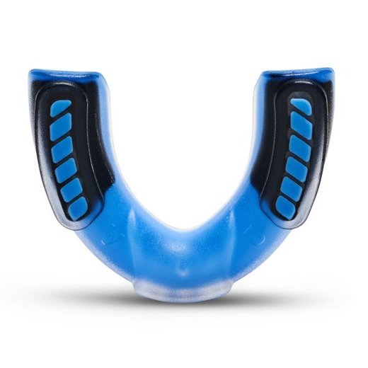 Ochraniacz na zęby szczękę pojedynczy Leone "TOP GUARD" - niebieski