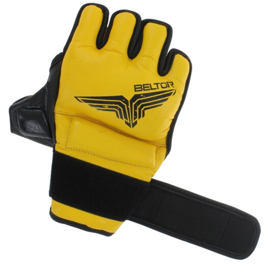 Pride Beltor MMA Gloves - Yellow/Black