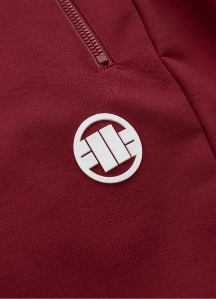 Spodenki szorty dresowe PIT BULL "NUGGET" - bordowe