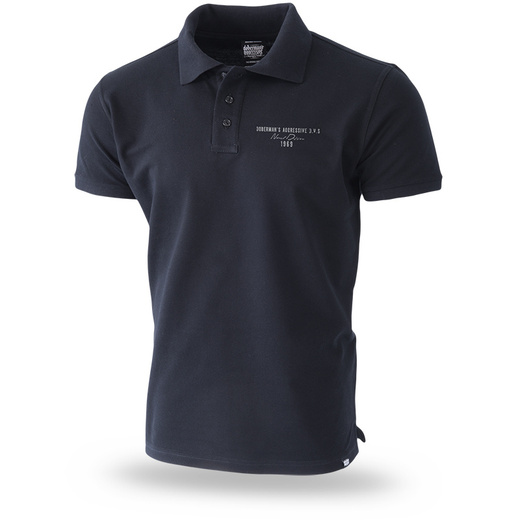 Polo Koszulka Dobermans Aggressive "DIVISION 44" TSP93 - czarna