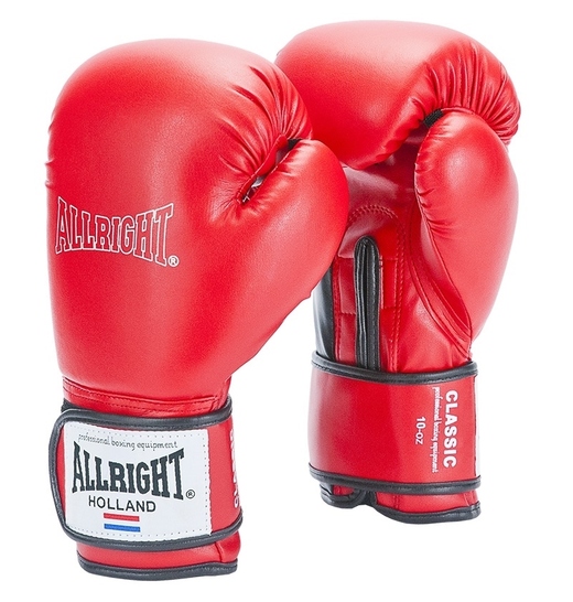 Allright CLASSIC PU boxing gloves - red