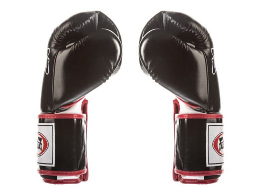 Boxing gloves FAIRTEX BGV5 (black / white / red) &quot;Super Sparring&quot;