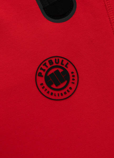 Spodnie dresowe PIT BULL "DOGWOOD" - czerwony