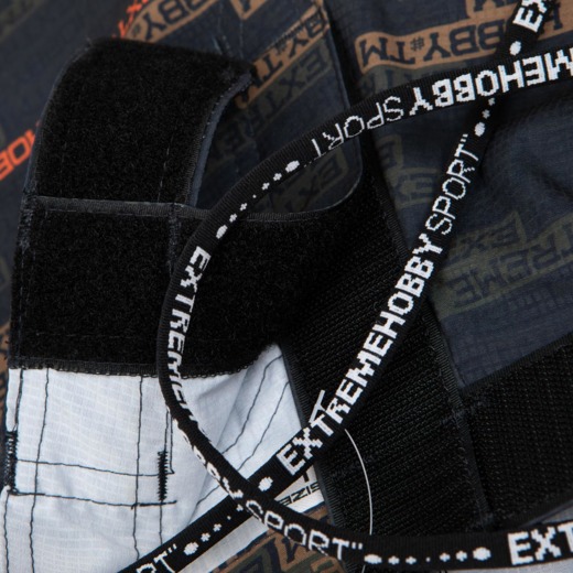 Spodenki szorty athletic Extreme Hobby "Paracord" - pomarańczowe