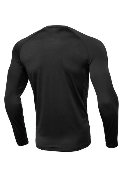 Rashguard PIT BULL longsleeve Performance &quot;Small Logo&quot; - black