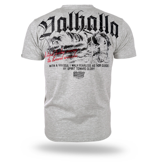 Koszulka T-shirt Dobermans Aggressive "VALHALLA III TS400" - szara