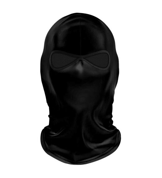 Octagon black balaclava with mesh