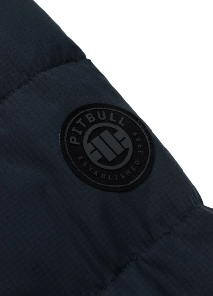 Kurtka zimowa pikowana z kapturem PIT BULL "DILLON" - granatowy