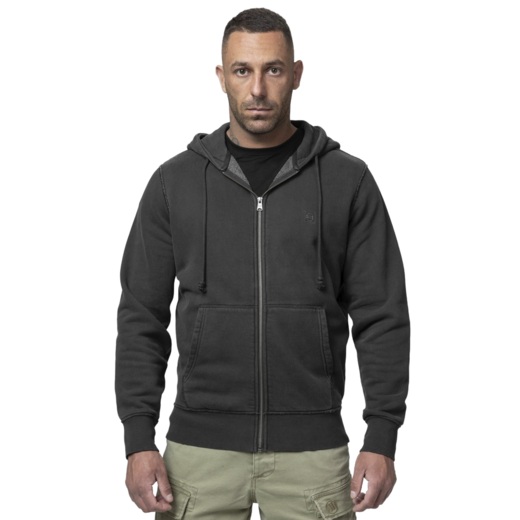 Men's zip-up hoodie PIT BULL "HACKETT" - graphite