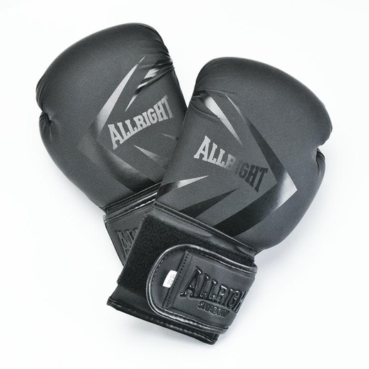 Rękawice bokserskie ALLRIGHT SHADOW - czarne