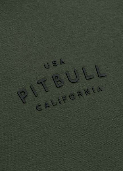 Bluza rozpinana z kapturem PIT BULL "SAMPSON" - ciemny zielony