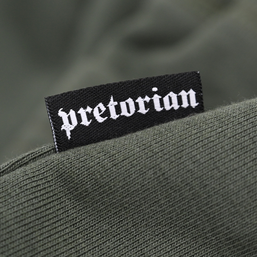 Pretorian &quot;Logo&quot; cotton shorts - khaki