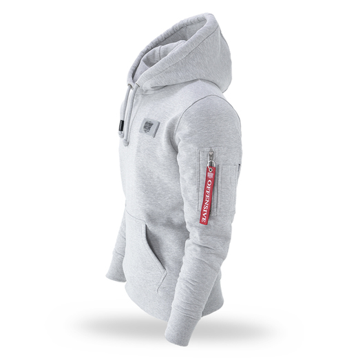 Dobermans Aggressive Hoodie "Effort Performance BKK261" - gray