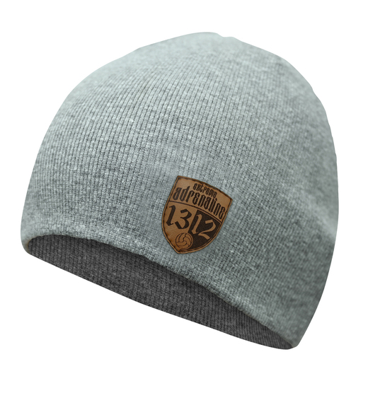 Czapka Extreme Adrenaline "1312" Leather - szara