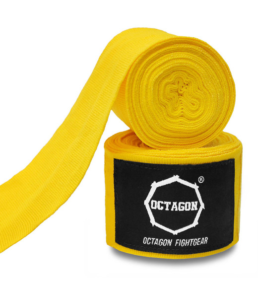 Octagon boxing wrap bandages 5 m - yellow