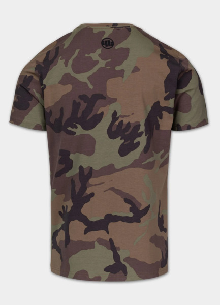 Koszulka PIT BULL slim fit "Classic Boxing" - woodland camo