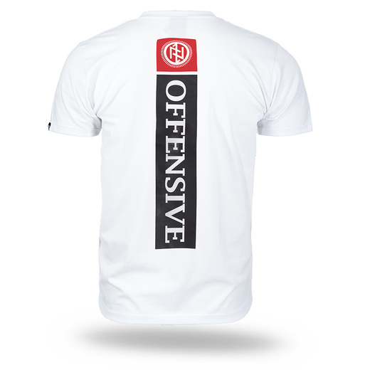 T-shirt Dobermans Aggressive &quot;OFFENSIVE SPORTS&quot; TS367B - white