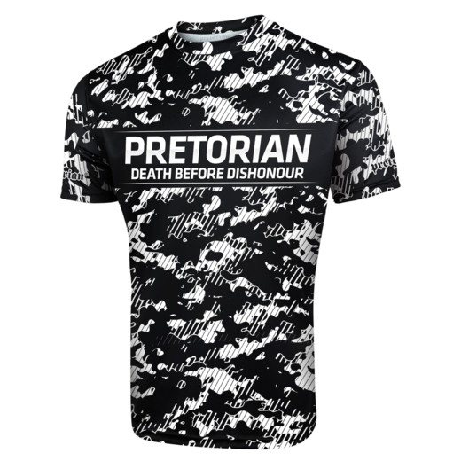 Koszulka sportowa MESH short sleeve Pretorian "White Camo"