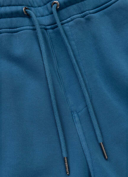 WASHED PIT BULL "LANCASTER II" Men's Sweat Shorts - Blue