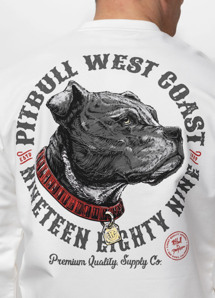Bluza PIT BULL "STRENGTH & RESPECT" - off-white