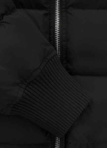 Kurtka zimowa męska z kapturem PIT BULL "GOPHER" - czarny