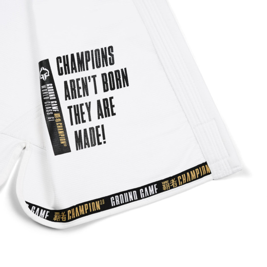 Kimono / Gi for BJJ Ground Game "Champion 3.0" - white