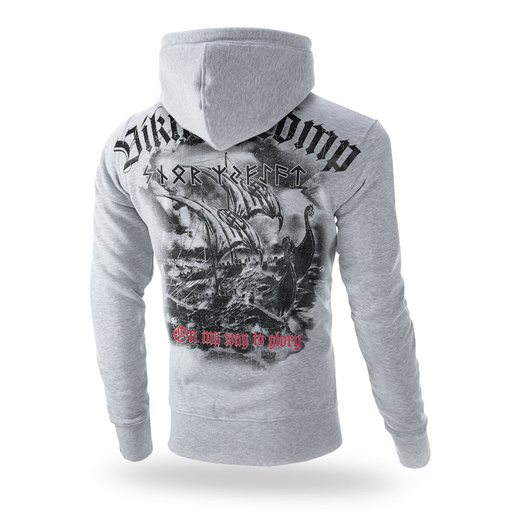 Dobermans Aggressive &quot;Viking Comp BZ300&quot; zip-up hoodie - gray