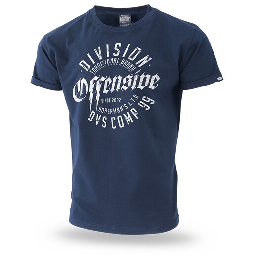 Koszulka T-shirt Dobermans Aggressive "DVS TS215" - granatowa