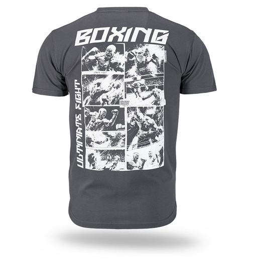 Koszulka T-shirt Dobermans Aggressive "COMICS BOXING" TS359G - grafitowa