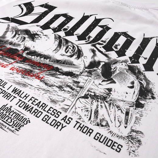 Dobermans Aggressive "VALHALLA III" TSP400 Polo Shirt - White